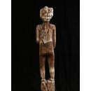 AL227  original AloAlo Grabstele der Sakalava nackte Frau 174 cm ca. 1930