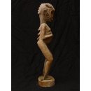 MF013 Vazimba Skulptur schwangere Krokodilfrau 45 cm