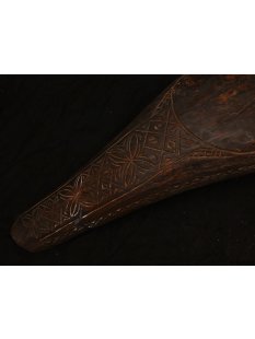 AF02 Zafimaniry Hocker dreibeinig Zebu 1985 100 cm