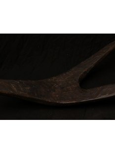 AF02 Zafimaniry Hocker dreibeinig Zebu 1985 100 cm