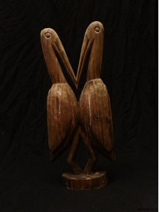 MF379 Replik von alten Grabstelen der Sakalava, heiliges...