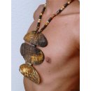 Hornkette Hamulett Rohhorn gecremt  52 cm = Code I