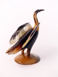 Hornfigur Horn Schwan 15 cm = Code E