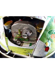 Volkswagen VW K&auml;fer gr&uuml;n/wei&szlig;e Dose Dose M 1:10 L&auml;nge 46 cm