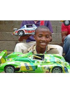 Porsche RS Spyder gelbe Dose M 1:10  L&auml;nge 50 cm