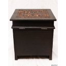 Truhe der Hova Madagaskar quadratisch 30 x 30 x 30 cm