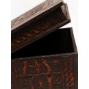 Truhe der Hova Madagaskar quadratisch 30 x 30 x 30 cm