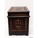 Truhe der Hova Madagaskar rechteckig 40 x 27 x 30 cm