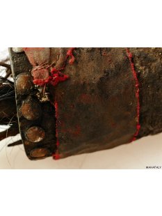 Zauberhorn Mohara ody Nr.20 Amulett und Fetisch der Sakalava 38 cm ca.1960