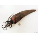 Zauberhorn Mohara ody Nr.20 Amulett und Fetisch der Sakalava 38 cm ca.1960