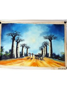 &Ouml;lgem&auml;lde Nr.11 von Eric 90 x 60 cm Baobab...