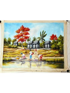 &Ouml;lgem&auml;lde Nr.07 von Raniramanga 80 x 60 cm...