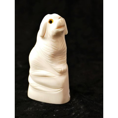 Knochenfigur Hund Labrador 11 cm = Code D