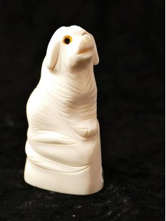 Knochenfigur Hund Labrador 11 cm = Code D