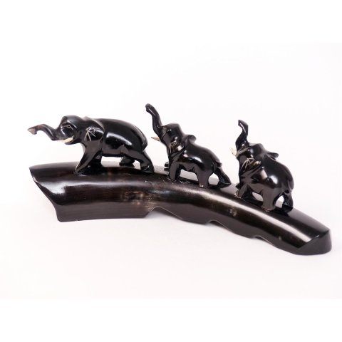 Hornfigur Elefantenherde 14 cm = Code F