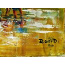 &Ouml;lgem&auml;lde Nr.19 von Eric 45 x 30 Frauen im Reisfeld