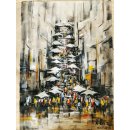 &Ouml;lgem&auml;lde Nr.22 von Eric 45 x 30 Treppe am Analakely