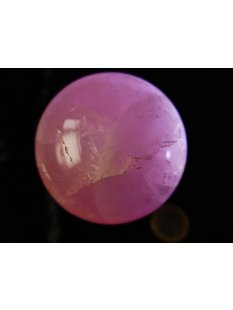 KRQ191 Rosenquarz Kugel mit Stern (Asterismus) poliert D:...