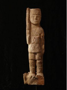 MF005 AloAlo Kopfskulptur von Grabstele der Mahafaly...