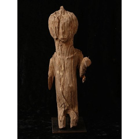 MF035 AloAlo Kopfskulptur, Fragment von Grabstele Extraterrist 36 cm 1940