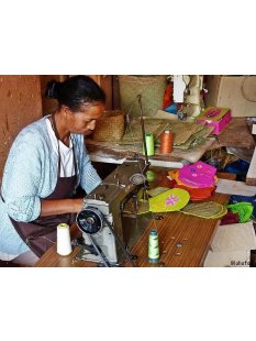 Damentasche Anastasia versch. Muster 26 cm = Code blau