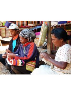 Raffia Bast Raphia Umh&auml;ngetasche Disc natur 20 / 30 / 35 cm