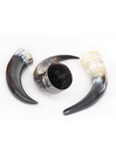 Zier- und Trinkhorn 40 cm 1A Qualit&auml;t 0,5 bis 0,59 Liter = Code D