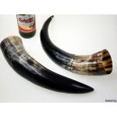 Zier- und Trinkhorn 40 cm 1A Qualit&auml;t 0,5 bis 0,59 Liter = Code D