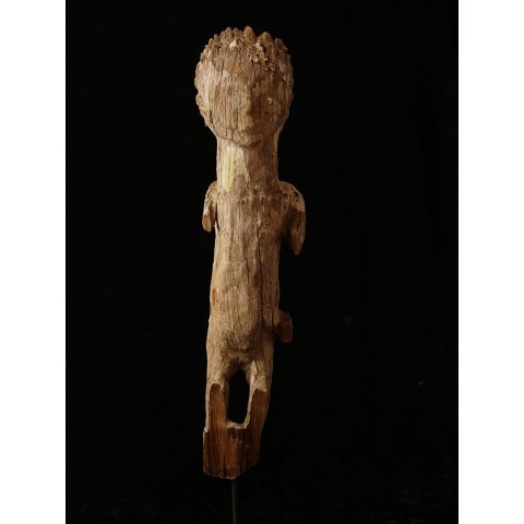 MF037 AloAlo Kopfskulptur von Grabstele der Sakalava 39 cm 1940