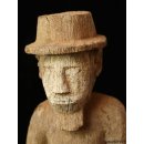 MF041 AloAlo Kopfskulptur der Mahafaly hockender Mann 30 cm 1950