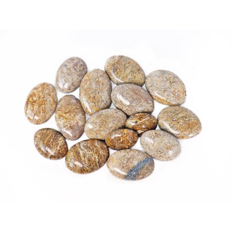 1 kg Handst&uuml;cken Handschmeichler Trommelstein Madagaskar Chalcedon Punkt Jaspis poliert