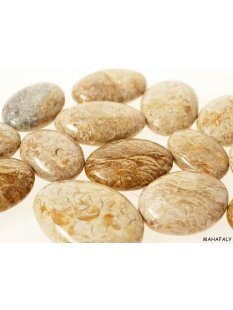 1 kg Handst&uuml;cken Handschmeichler Trommelstein Madagaskar Chalcedon Punkt Jaspis poliert