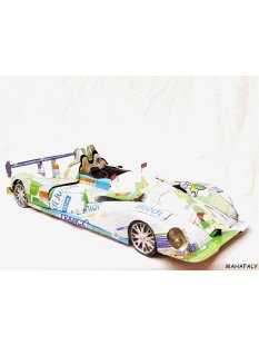 Porsche RS Spyder wei&szlig;gr&uuml;ne Dosen M 1:10...