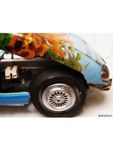 Jaguar E Type bunte Dosen M 1:10 L&auml;nge 50 cm