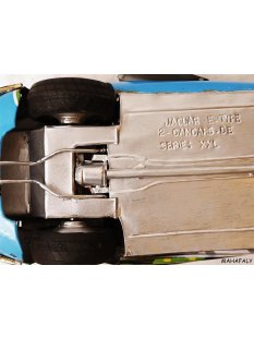 Jaguar E Type bunte Dosen M 1:10 L&auml;nge 50 cm