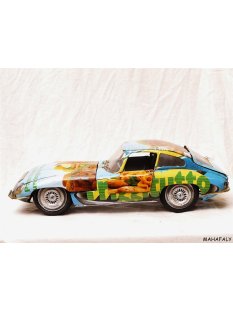 Jaguar E Type bunte Dosen M 1:10 L&auml;nge 50 cm