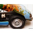 Jaguar E Type bunte Dosen M 1:10 L&auml;nge 50 cm