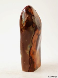 JaS13 Skulptur Freeform polychromer Madagaskar Jaspis 14 cm 870 g