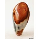 JaS17 Skulptur Freeform polychromer Madagaskar Jaspis 11 cm 515 g