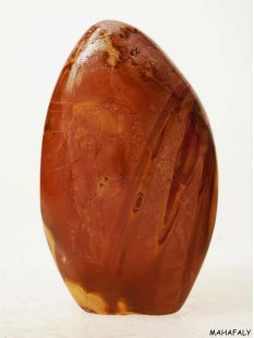 JaS20 Skulptur Freeform polychromer Madagaskar Jaspis 11 cm 580 g