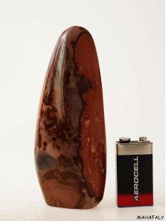 JaS24 Skulptur Freeform polychromer Madagaskar Jaspis...