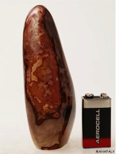 JaS24 Skulptur Freeform polychromer Madagaskar Jaspis...