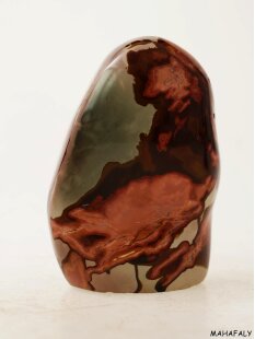 JaS26 Skulptur Freeform polychromer Madagaskar Jaspis 9,5  cm 400 g