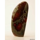 JaS34 Skulptur Freeform polychromer Madagaskar Jaspis 13,5  cm 300 g
