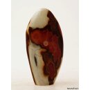 JaS35 Skulptur Freeform polychromer Madagaskar Jaspis 12  cm 350 g