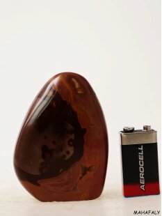 JaS36 Skulptur Freeform polychromer Madagaskar Jaspis 9...