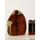 JaS37 Skulptur Freeform polychromer Madagaskar Jaspis 8 cm 345 g