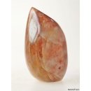 BKSH19 Bergkristall H&auml;matit Madagaskar Freeform Skulptur 12,5 cm 1060 g