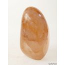 BKSH25 Bergkristall H&auml;matit Madagaskar Freeform Skulptur 9 cm 465 g