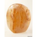 BKSH25 Bergkristall H&auml;matit Madagaskar Freeform Skulptur 9 cm 465 g